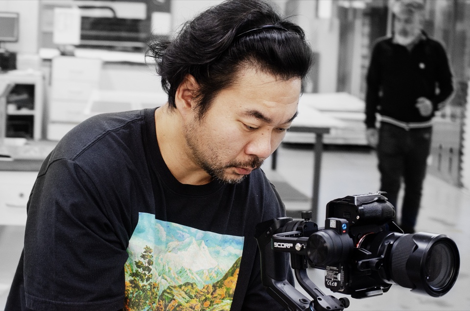 Igor Sharada fotografando